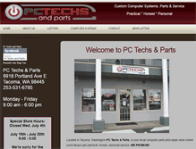 Tablet Screenshot of pctechsandparts.com